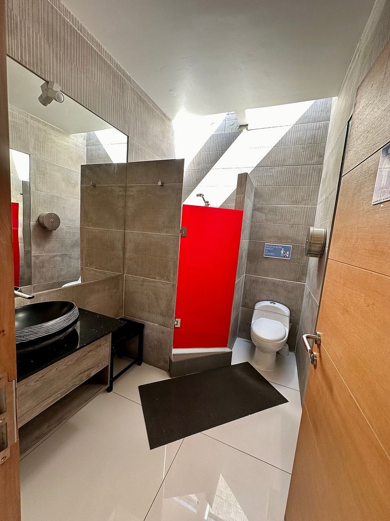 Habitación Doble especial con baño para 4 personas